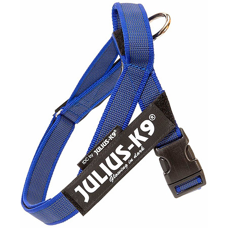 Шлейка Julius-K9 IDC®-Belt harness Color & Gray 1 для собак (61-80см / 23-30кг) синий