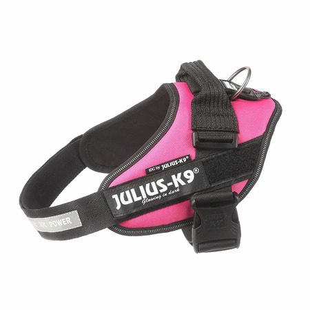 Шлейка Julius-K9 IDC®-Powerharness 1 для собак (63-85см/ 23-30кг) темно-розовый