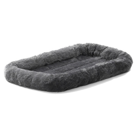 Лежанка 56х33 см MidWest Pet Bed меховая серая