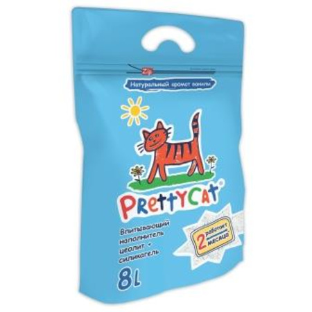 Наполнитель PrettyCat Aroma Fruit глиняный впитывающий с део-кристаллами 4 кг