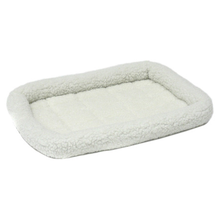 Лежанка 53х30 см MidWest Pet Bed флисовая белая