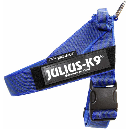 Шлейка Julius-K9 IDC®-Belt harness Color & Gray 0 для собак (57-74см / 14-25кг) синий