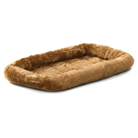 Лежанка 56х33 см MidWest Pet Bed меховая коричневая