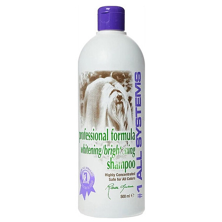 Шампунь 1 All Systems Whitening Shampoo отбеливающий для яркости окраса 500 мл, 00202