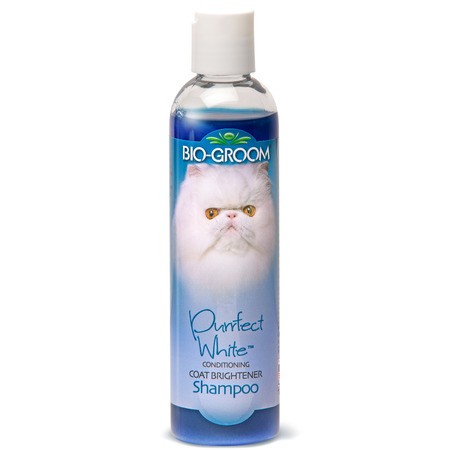 Шампунь Bio-Groom Purrfect White Shampoo для кошек, повышает яркость окраса 237 мл, 21118