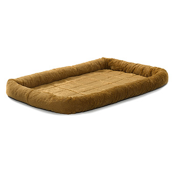 Лежанка 61х46 см MidWest Pet Bed меховая коричневая, 40224-CN фото 1