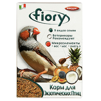 Корм Fiory Esotici для экзотических птиц 400 г фото 2