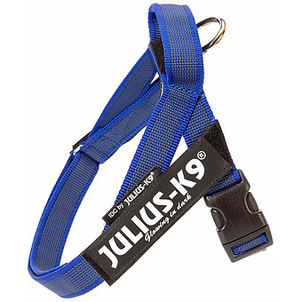 Шлейка Julius-K9 IDC®-Belt harness Color & Gray 1 для собак (61-80см / 23-30кг) синий фото 1