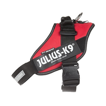 Шлейка Julius-K9 IDC®-Powerharness 1 для собак (63-85см/ 23-30кг) красный фото 1