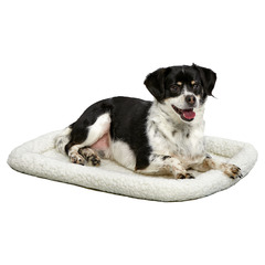 Лежанка 58х45 см MidWest Pet Bed флисовая белая фото 9