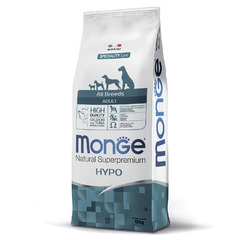 Корм сухой Monge "Dog Speciality Hypoallergenic", для собак, гипоаллергенный, с лососем и тунцом, 12 кг, 70011174 фото 2