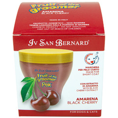 Маска Iv San Bernard Fruit of the Grommer Black Cherry Восстанавливающая с протеинами шелка для короткой шерсти 250 мл, NMASAM250 фото 8