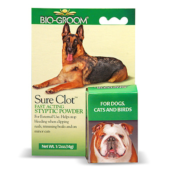 Пудра Bio-Groom Sure Clot кровоостанавливающая 14,8 мл, 53005 фото 1