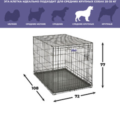 Клетка MidWest iCrate 1 дверь 106х71х76h см фото 3
