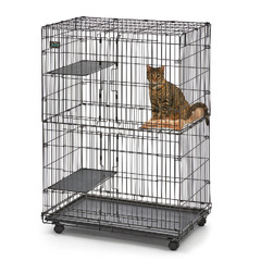 Клетка MidWest Cat Playpens для кошек 90х59х121h см фото 8