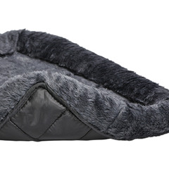 Лежанка 56х33 см MidWest Pet Bed меховая серая фото 7