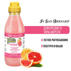 Шампунь для животных Iv San Bernard ISB Fruit of the Grommer Pink Grapefruit, для шерсти средней длины, с витаминами, 500 мл, NSHAPO500 фото 3