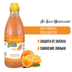 Шампунь для животных Iv San Bernard ISB Fruit of the Grommer Orange, для слабой выпадающей шерсти, с силиконом, NSHAAR1000 фото 3