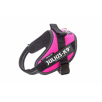 Шлейка Julius-K9 IDC®-Powerharness Mini для собак (49-67см/ 7-15кг) темно-розовый фото 1