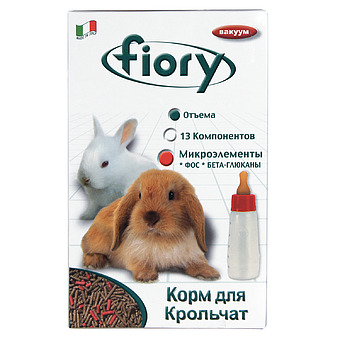 Корм гранулированный Fiory Puppypellet для крольчат 850 г фото 2