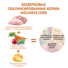 Сухой корм CORE Индейка с курицей для пожилых собак 1,8 кг фото 11