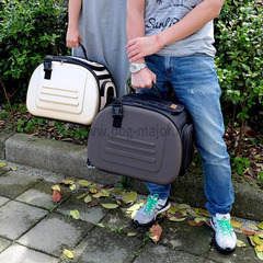 Складная сумка-переноска Ibiyaya для животных до 6 кг, бежевая, 341242 фото 11