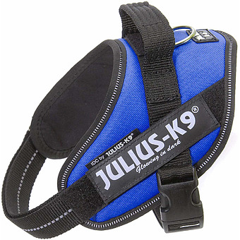 Шлейка Julius-K9 IDC®-Powerharness Mini-Mini для собак (40-53см/ 4-7кг) синий фото 1