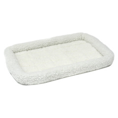 Лежанка 58х45 см MidWest Pet Bed флисовая белая фото 2