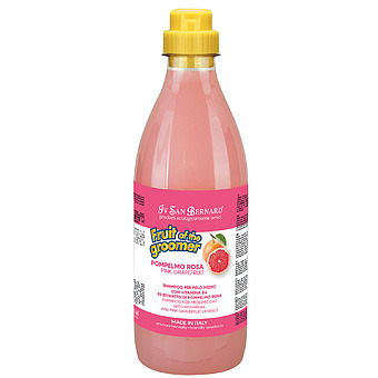 Шампунь ISB FRUIT OF THE GROMMER PINK GRAPEFRUIT SHAMPOO Ив Сан Бернард шампунь восстанавливающий Розовый грейпфрут с витаминами для среднешерстных собак и кошек  (1 л), NSHAPO1000 фото 1