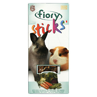 Палочки Fiory Sticks с овощами для кроликов и морских свинок 2х50 г фото 2