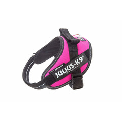 Шлейка Julius-K9 IDC®-Powerharness Mini для собак (49-67см/ 7-15кг) темно-розовый фото 2