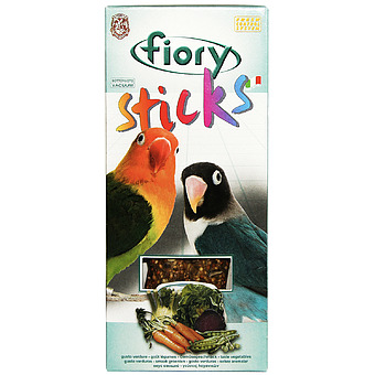 Палочки Fiory Sticks с овощами для средних попугаев 2х60 г фото 2
