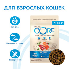 Сухой корм CORE Лосось с тунцом для кошек 300 г фото 2