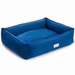Лежанка Pet Comfort для собак средних пород, Golf Vita 03, размер M 75х90 см, синий фото 6