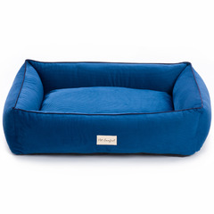 Лежанка Pet Comfort для собак средних пород, Golf Vita 03, размер M 75х90 см, синий фото 5