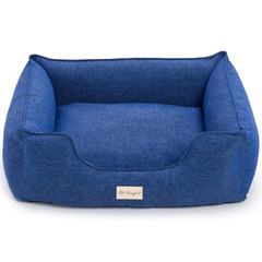 Лежанка Pet Comfort для собак средних пород, Alpha Mirandus 33, размер M, 65х80 см, синий фото 5