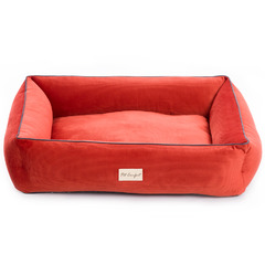 Лежанка Pet Comfort для собак средних пород, Golf Vita 02, размер M 75х90 см, красный фото 5