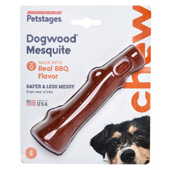 Игрушка Petstages для собак Mesquite Dogwood с ароматом барбекю 14 см маленькая фото 2